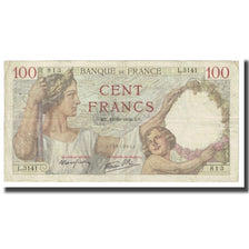 Francia, 100 Francs, Sully, 1939, P. Rousseau and R. Favre-Gilly, 1939-10-19
