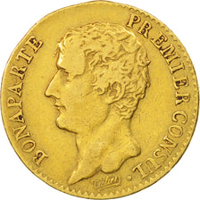 France, Napoléon I, 20 Francs, 1804, Paris, VF(30-35), Gold, KM:651, Gadoury1020