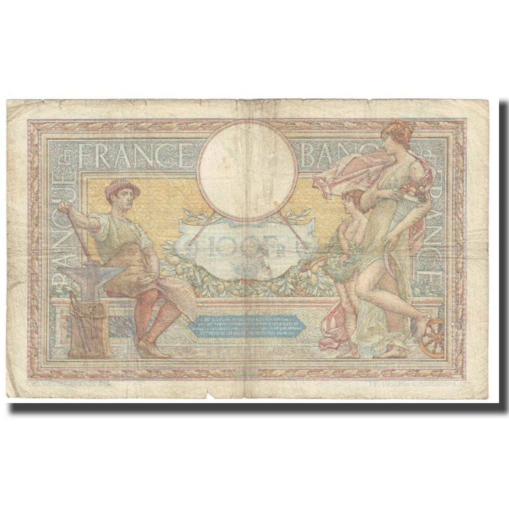 Frankreich, 100 Francs, Luc Olivier Merson, 1933, P. Rousseau and R.