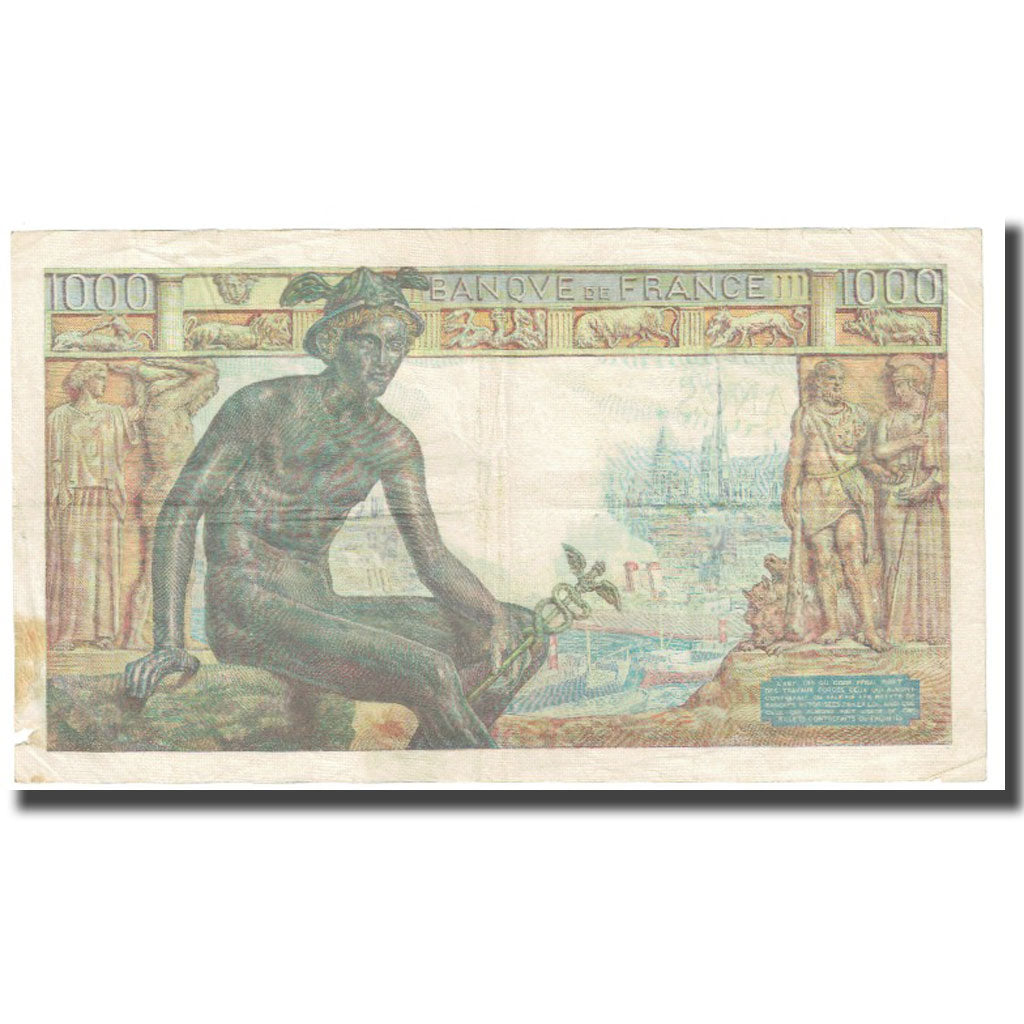 Frankrijk, 1000 Francs, Déesse Déméter, 1942, P. Rousseau and R. Favre-Gilly
