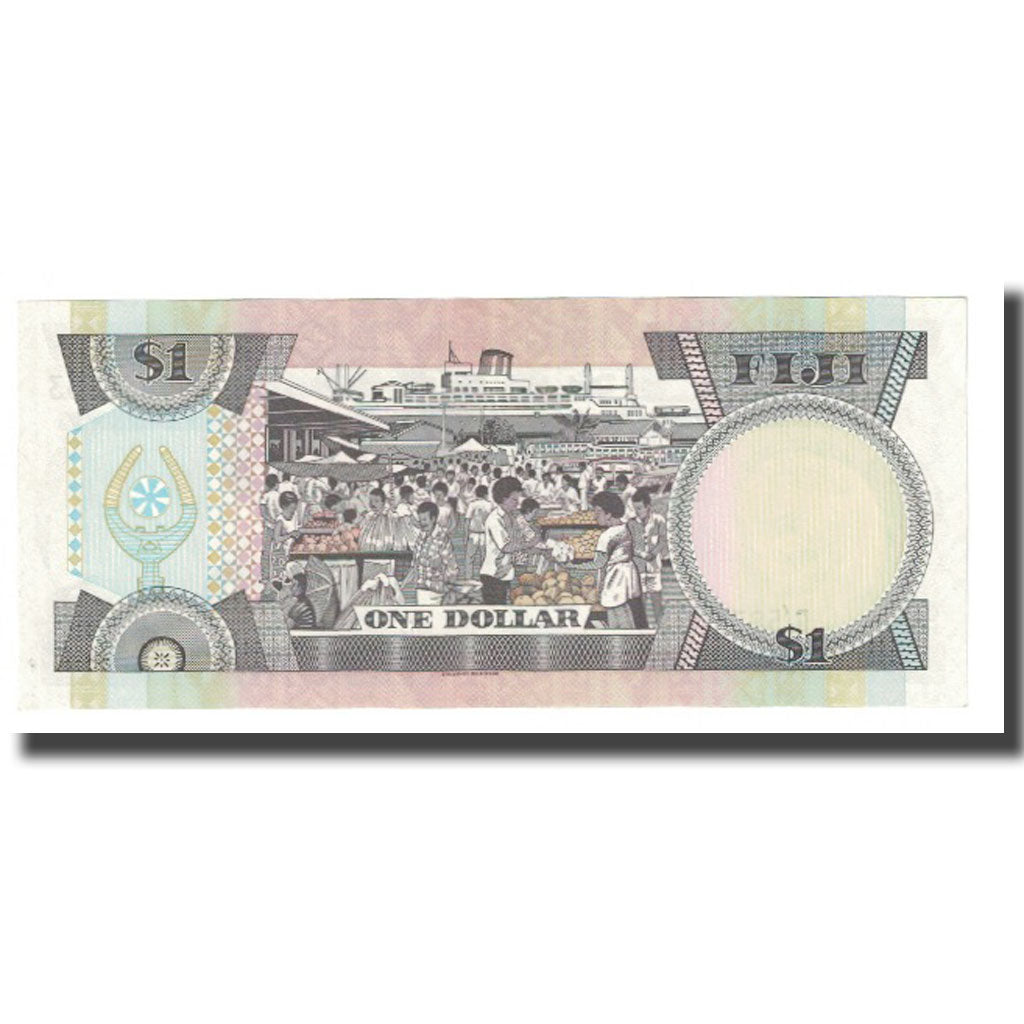 Banknot, Fiji, 1 Dollar, KM:86a, UNC(65-70)