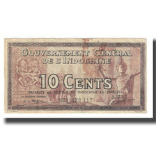 Banknote, FRENCH INDO-CHINA, 10 Cents, Undated (1939), KM:85a, VF(20-25)
