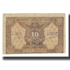 Banknote, FRENCH INDO-CHINA, 10 Cents, KM:89a, VF(20-25)