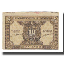 Banknote, FRENCH INDO-CHINA, 10 Cents, KM:89a, VF(20-25)