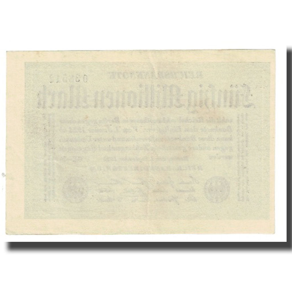 Banknote, Germany, 50 Millionen Mark, 1923, 1923-09-01, KM:109b, UNC(63)