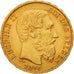 Belgium, Leopold II, 20 Francs, 20 Frank, 1876, AU(50-53), Gold, KM:37