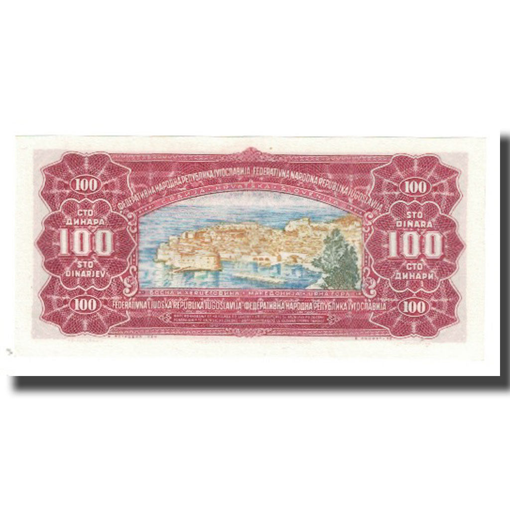 Banknote, Yugoslavia, 100 Dinara, 1955, 1955-05-01, KM:69, UNC(65-70)