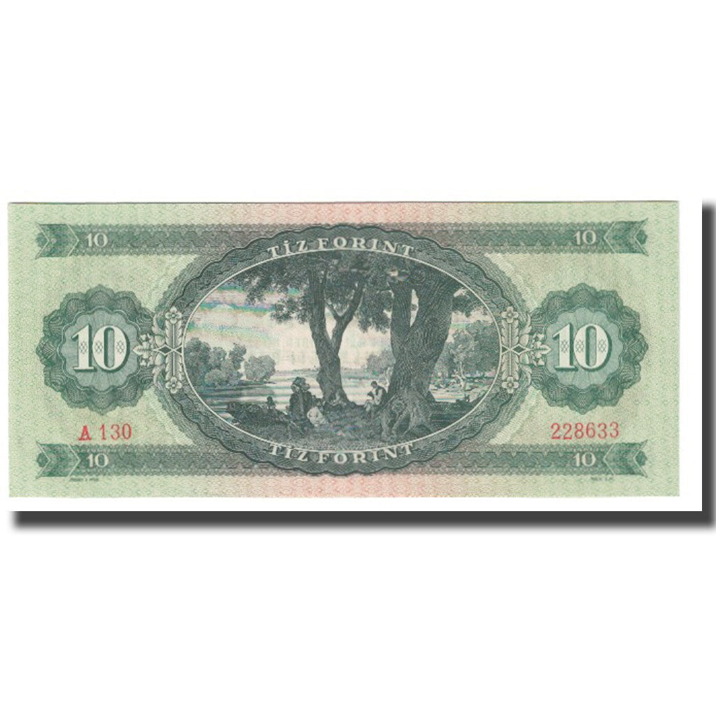 Banknote, Hungary, 10 Forint, 1962, 1962-10-12, KM:168c, UNC(65-70)