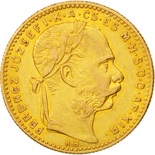 Ungarn, Franz Joseph I, 8 Forint 20 Francs, 1890, Kormoczbanya, EF(40-45),KM467