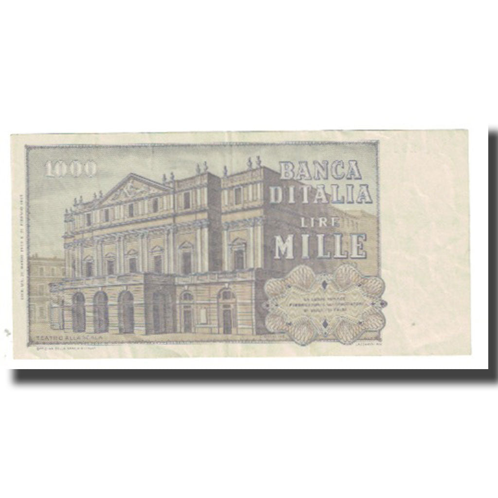 Banknote, Italy, 1000 Lire, 1969, 1969-03-25, KM:101g, AU(55-58)