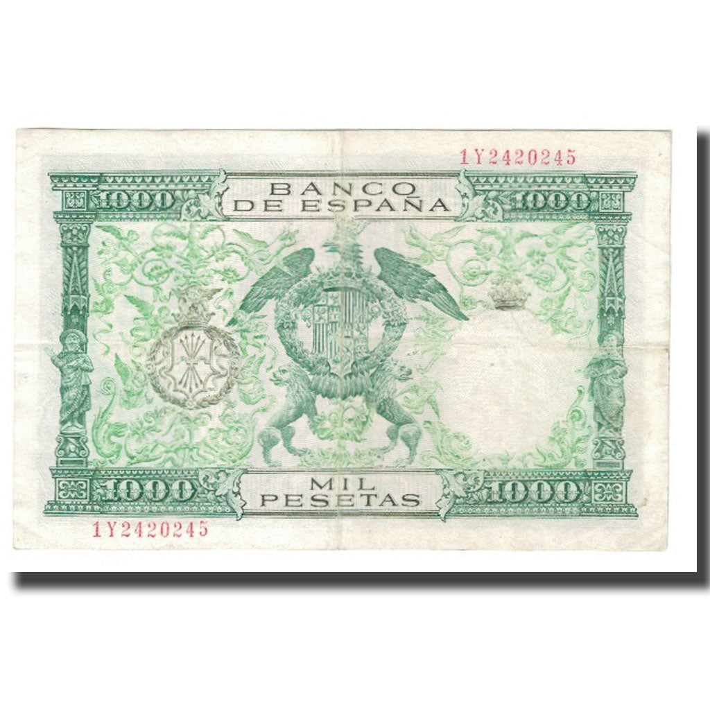Banknote, Spain, 1000 Pesetas, 1957, 1957-11-29, KM:149a, EF(40-45)