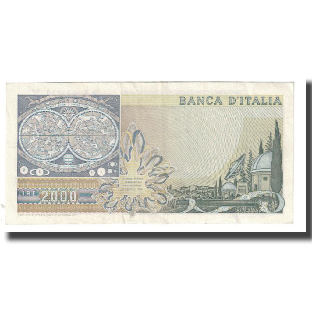 Banknote, Italy, 2000 Lire, 1973, 1973-09-10, KM:103a, AU(55-58)