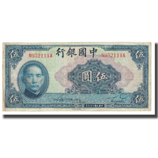 Billete, 5 Yüan, 1940, China, KM:84, BC