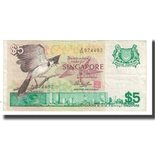 Billete, 5 Dollars, Singapur, KM:10, MBC