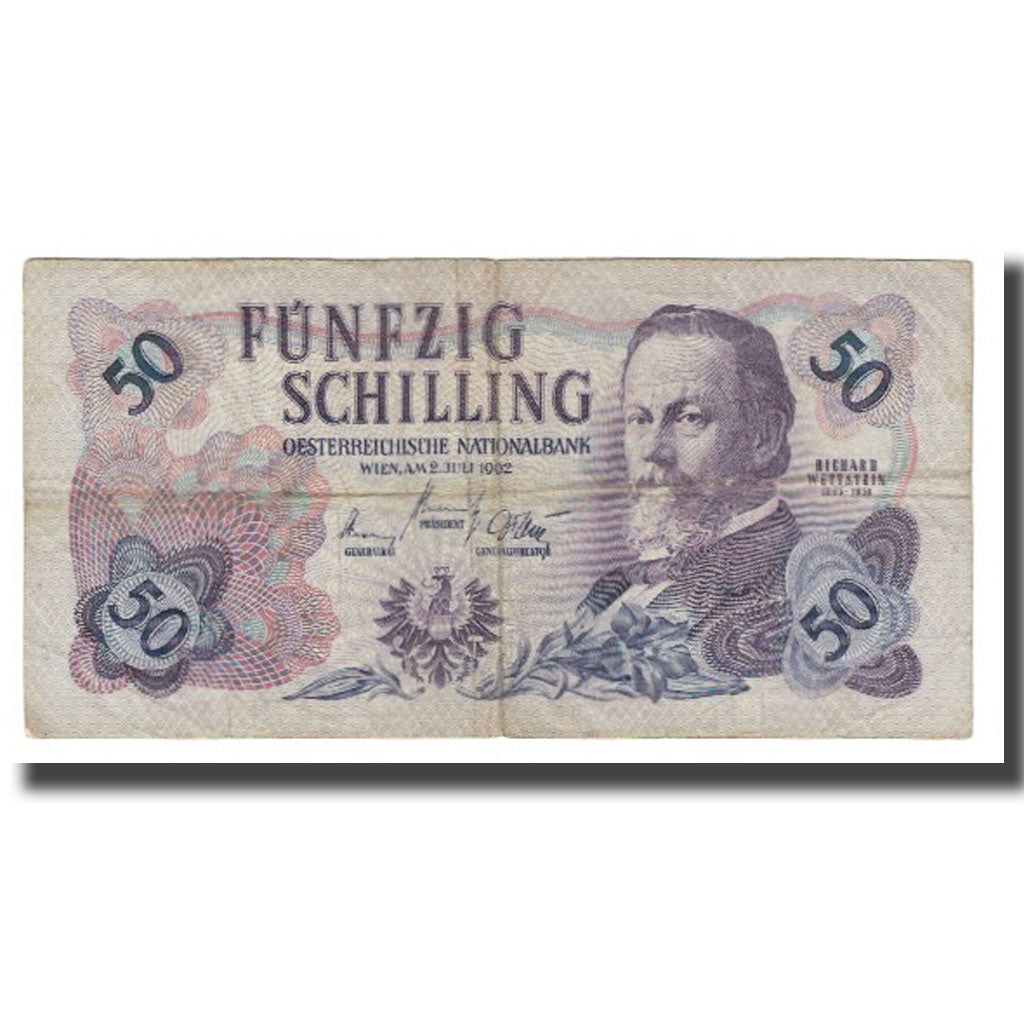 Banknote, Austria, 50 Schilling, 1962, 1962-07-02, KM:137a, VF(20-25)