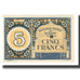 Billete, 5 Francs, 1943, Marruecos, KM:24, SC