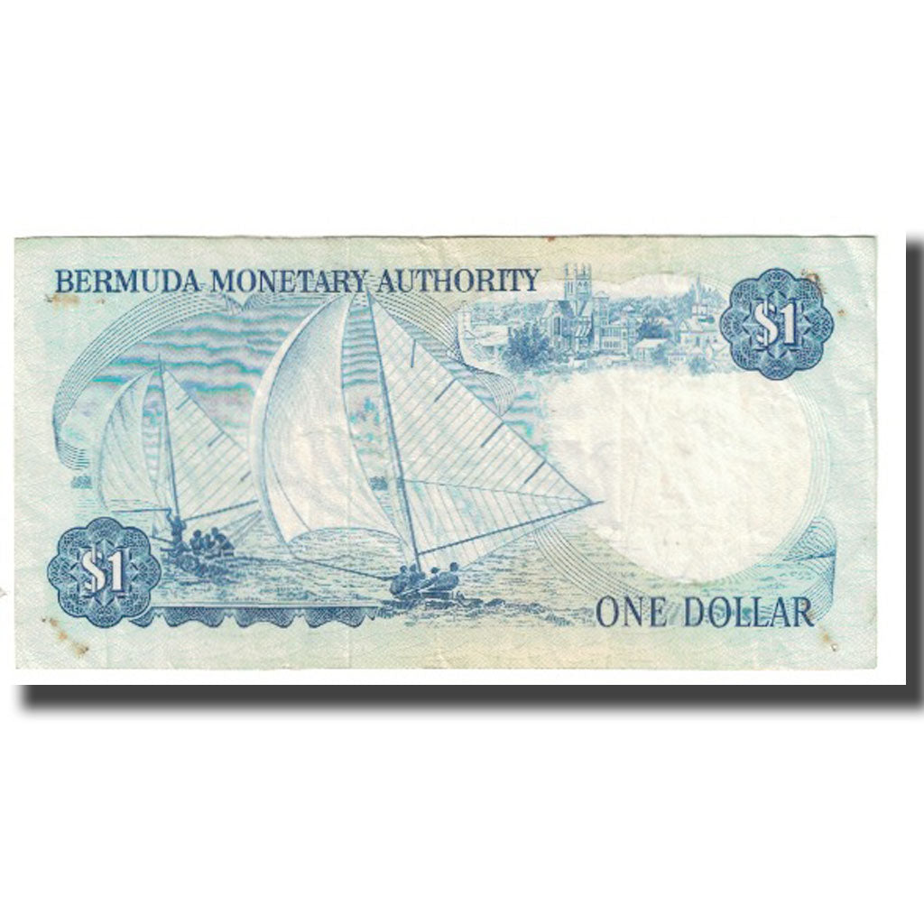 Banknote, Bermuda, 1 Dollar, 1979, 1979-09-01, KM:28b, EF(40-45)