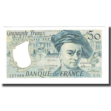 France, 50 Francs, Quentin de La Tour, 1992, STROHL TRONCHE DENTAUD, UNC(63)