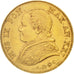 Moneda, Estados italianos, PAPAL STATES, Pius IX, 20 Lire, 1866, Roma, MBC, Oro