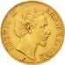 German States, BAVARIA, Ludwig II, 10 Mark, 1873, Munich, EF(40-45), Gold, KM892