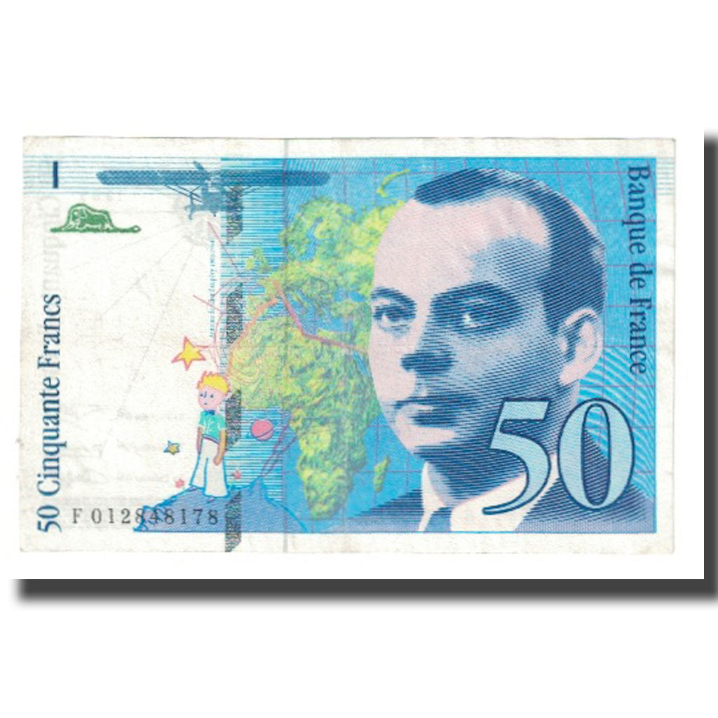 France, 50 Francs, St Exupéry, 1993, D.Bruneel-J.Bonnardin-Y.Barroux