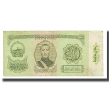 Biljet, Mongolië, 20 Tugrik, 1981, KM:46, TTB