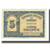 Banknote, Morocco, 5 Francs, 1943, 1943-08-01, KM:24, EF(40-45)