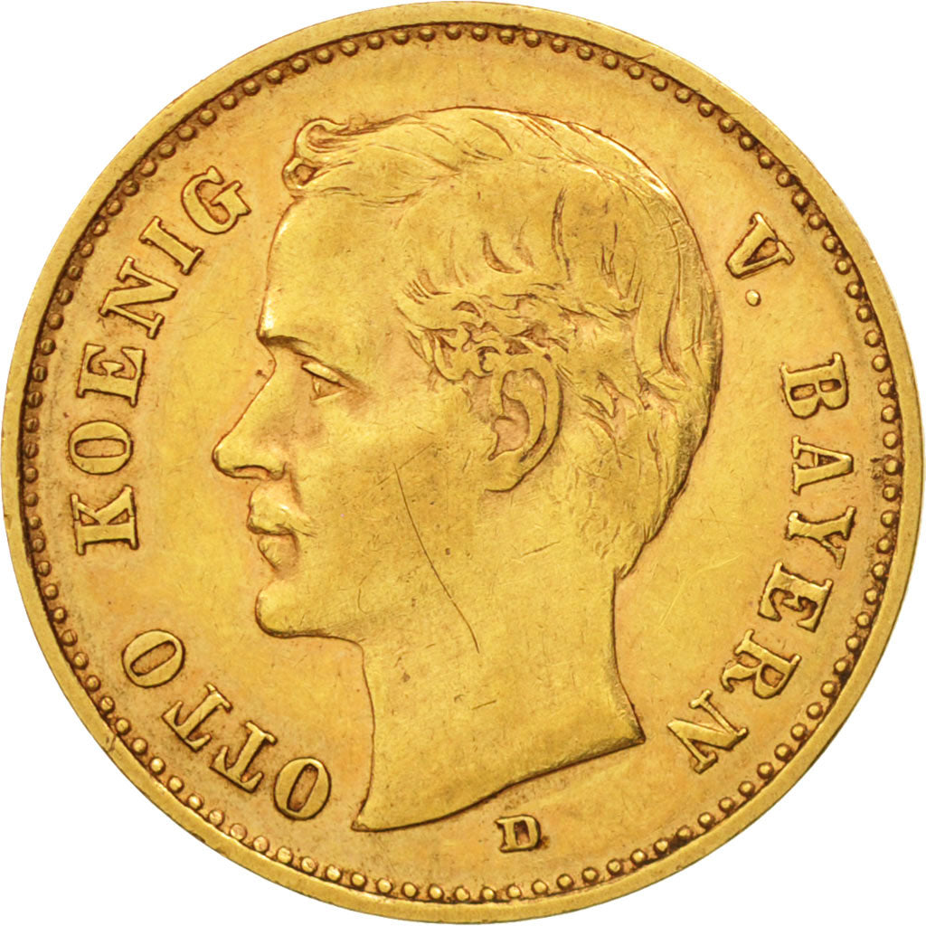Etats allemands, BAVARIA, Otto, 10 Mark, 1904, Munich, TTB, Or, KM:994