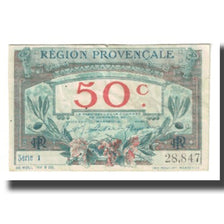 France, 50 Centimes, PIROT 102-9, 1922, 1922-12-31, La Région Provençale, TTB