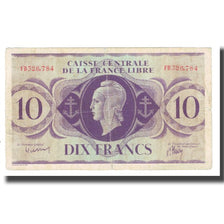 Banconote, Africa equatoriale francese, 10 Francs, 1941, 1941-12-02, KM:11a, BB+