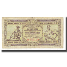 Banknote, Yugoslavia, 100 Dinara, 1946, 1946-05-01, KM:65a, VF(20-25)