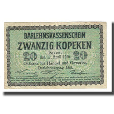 Billet, Allemagne, 20 Kopeken, 1916, 1916-04-17, KM:R120, TB