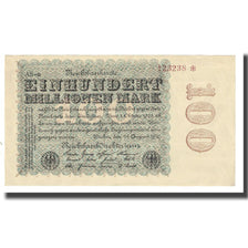 Banknote, Germany, 100 Millionen Mark, 1923, 1923-08-22, KM:107b, AU(55-58)