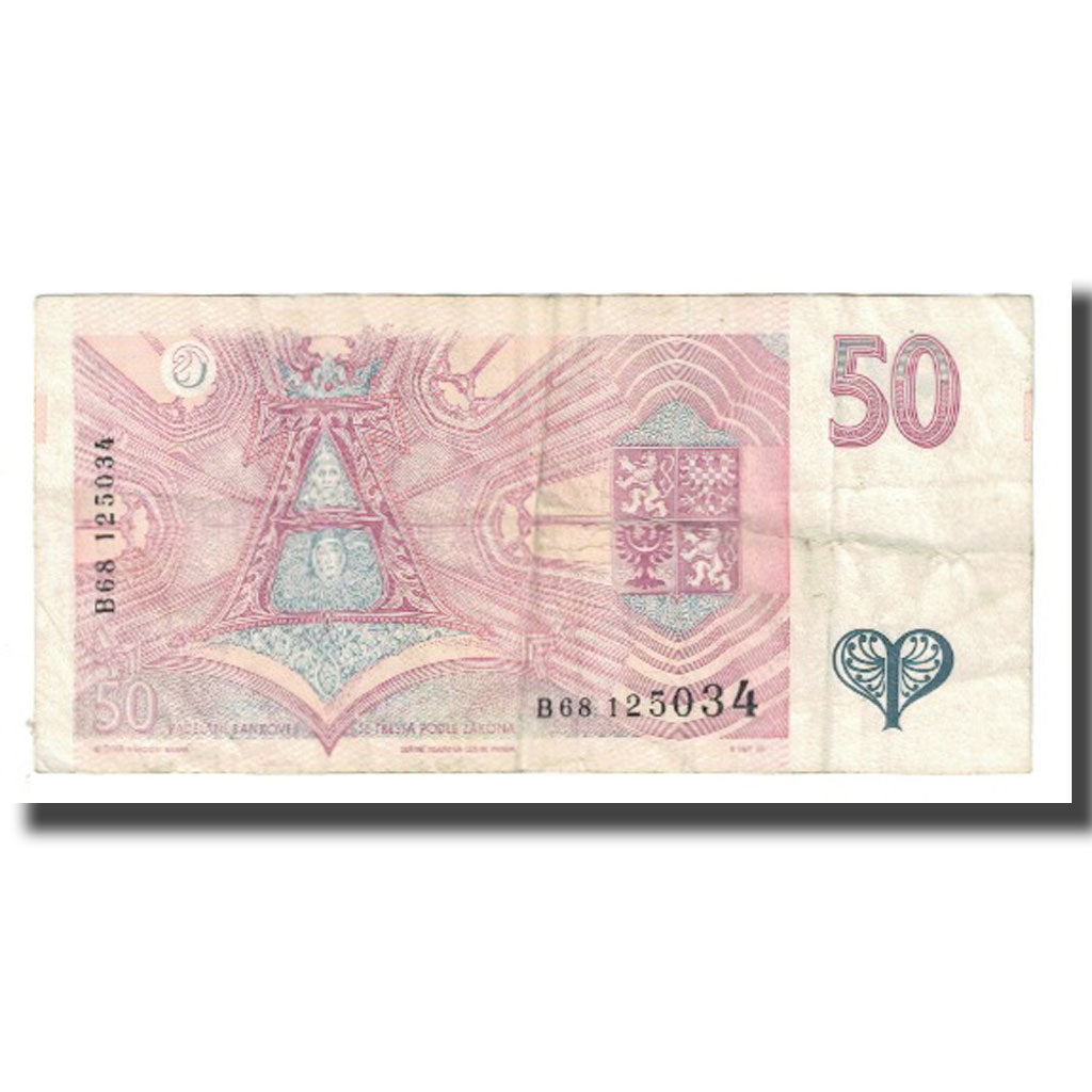 Banknote, Czech Republic, 50 Korun, 1994, KM:17, EF(40-45)