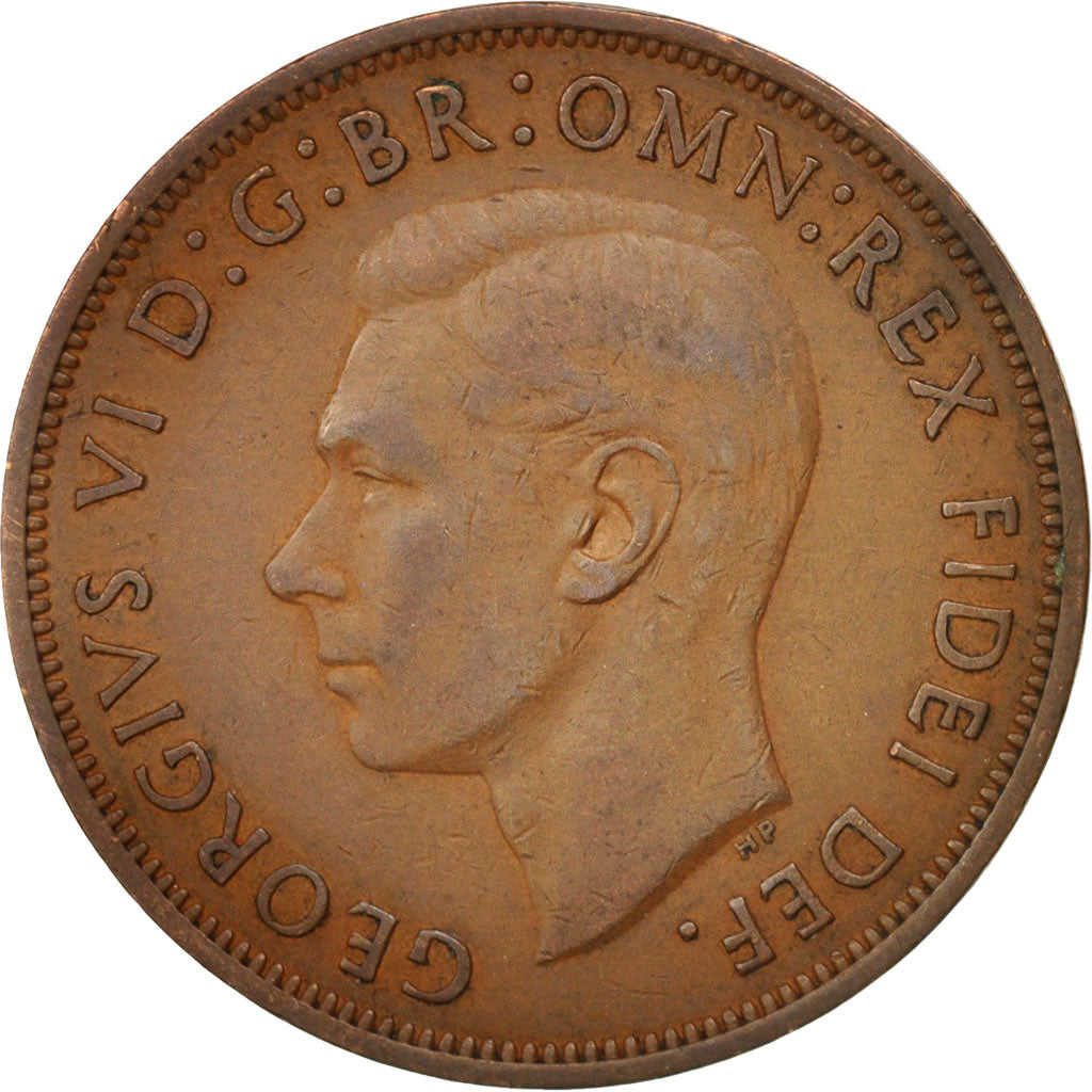 Coin, Great Britain, George VI, Penny, 1949, EF(40-45), Bronze, KM:869