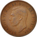 Coin, Great Britain, George VI, Penny, 1949, EF(40-45), Bronze, KM:869