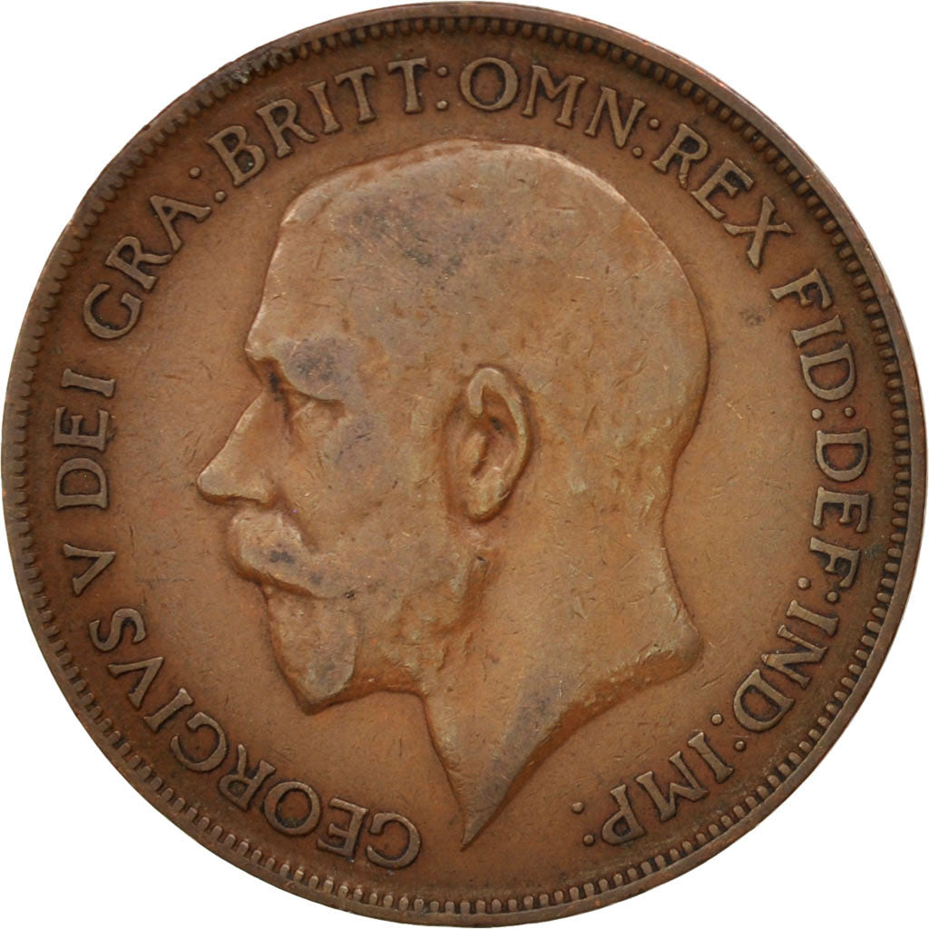 Great Britain, George V, Penny, 1922, EF(40-45), Bronze, KM:810