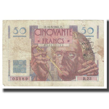 France, 50 Francs, Le Verrier, 1946, P. Rousseau and R. Favre-Gilly, 1946-05-16