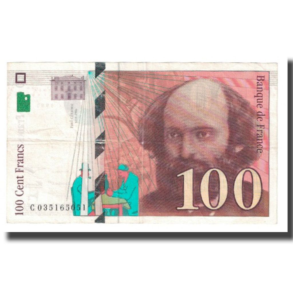 France, 100 Francs, Cézanne, 1997, BRUNEEL, BONARDIN, VIGIER, EF(40-45)