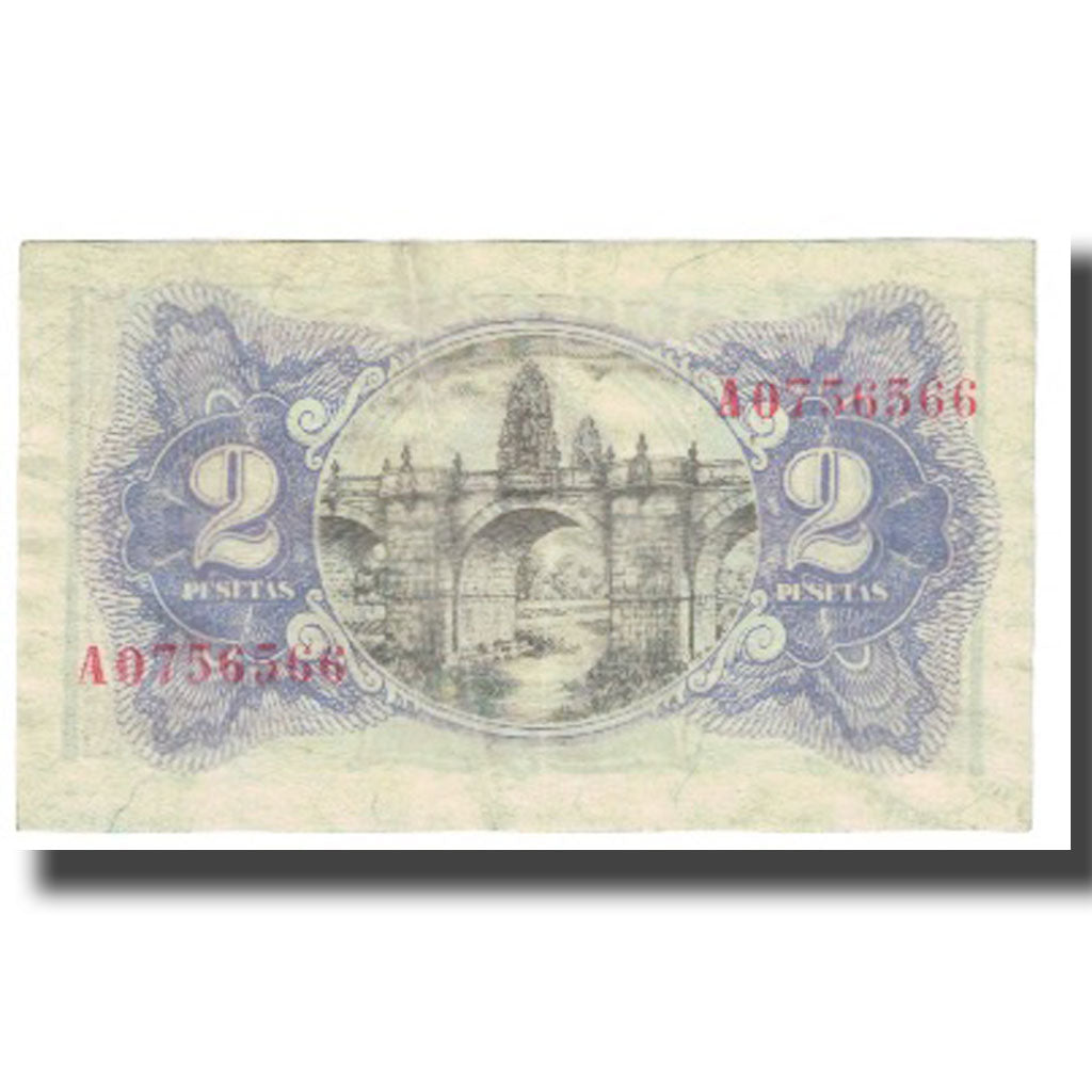 Banknote, Spain, 2 Pesetas, KM:95, EF(40-45)