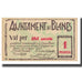 Banknote, Spain, 1 Peseta, 1937, 1937-08-25, BLANES, UNC(63)