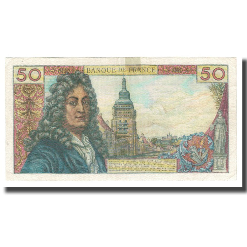 Frankreich, 50 Francs, Racine, 1965, G.Gouin D'Ambrières-R.Tondu-P.Gargam