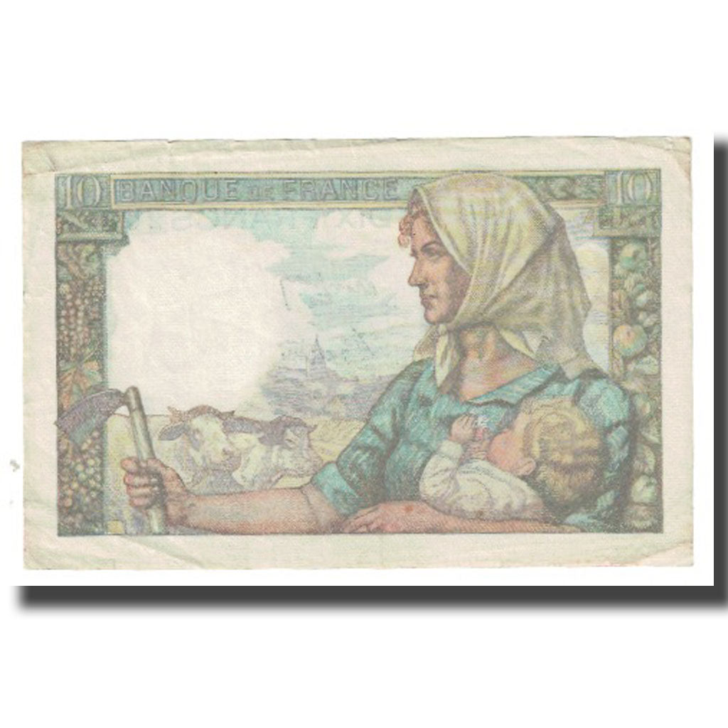 Frankrijk, 10 Francs, Mineur, 1949, P. Rousseau and R. Favre-Gilly, 1949-04-07