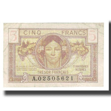 Francia, 5 Francs, 1947 French Treasury, 1947, MB, Fayette:VF29.1, KM:M6a