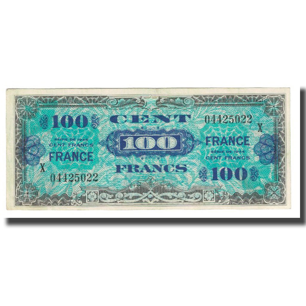 Frankrijk, 100 Francs, 1944, TTB, Fayette:VF25.11, KM:118a