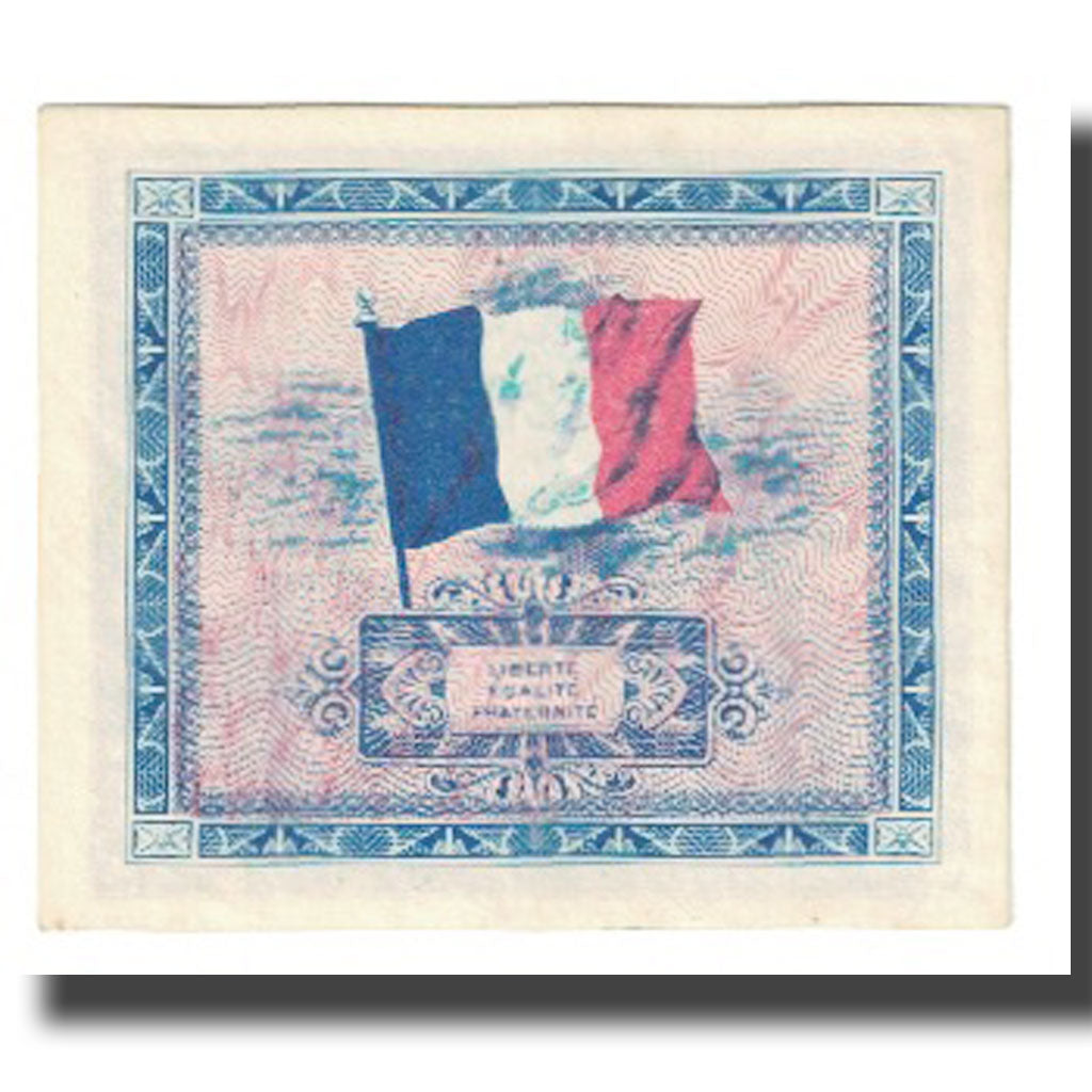 France, 5 Francs, Flag/France, 1944, UNC(63), Fayette:VF17.1, KM:115a