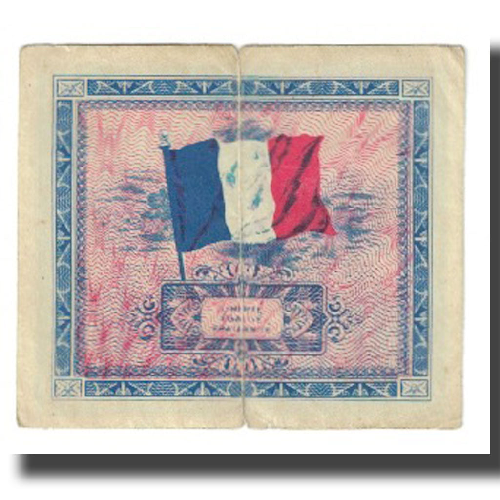 France, 1000 Francs, Flag/France, 1944, VF(30-35), Fayette:VF16.2, KM:67i