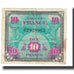 França, 10 Francs, Flag/France, 1944, VF(20-25), Fayette:VF18.01, KM:116a