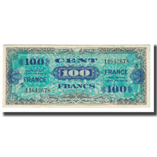 France, 100 Francs, 1945 Verso France, 1944, TTB+, Fayette:VF25.05, KM:123c