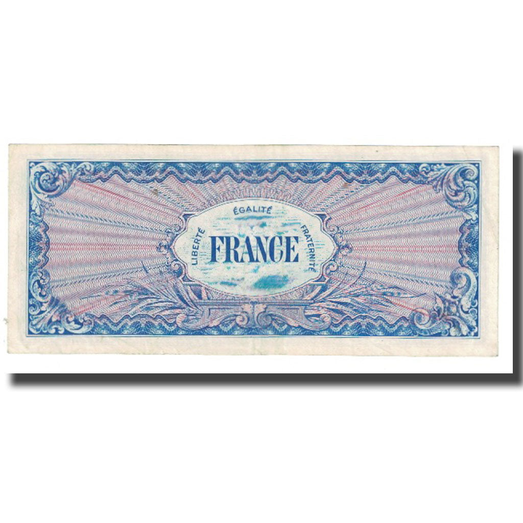 France, 100 Francs, 1945 Verso France, 1944, AU(55-58), Fayette:25.09, KM:123d